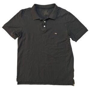 Billy Reid Men’s Medium Polo Shirt Pima Cotton Slim Fit Stitch Logo Made In Peru